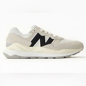 New Balance Cream and Black Sneakers